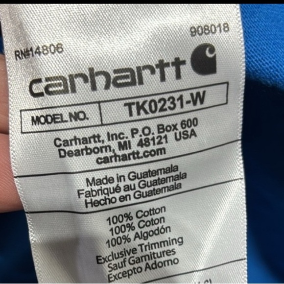 Carhartt Loose Fit Heavyweight, long sleeve logo, graphic sleeve T-shirt - Picture 6 of 6